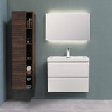 Artland Floating / Wall Mounted Bathroom Vanity With Acrylic Sink
