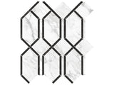 Modella La Marca Statuarietto Polished Glazed Porcelain Mosaic