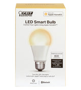 LED Apple HomeKit A19 60W Eq., 800 Lumens, 25,000 Life Hours, 2700K
