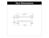 Cabinet Pull 6-5/16 Inch (160mm) Center to Center - Studio Collection