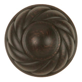 Oil Rubbed Bronze Door Knob 1-5/16 Inch Diameter - French Country Collection