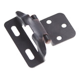 Semi Concealed Cabinet Hinges 1/4 Inch Overlay Face Frame Full Wrap Self-Close (2 Hinges/Per Pack) - Hickory Hardware