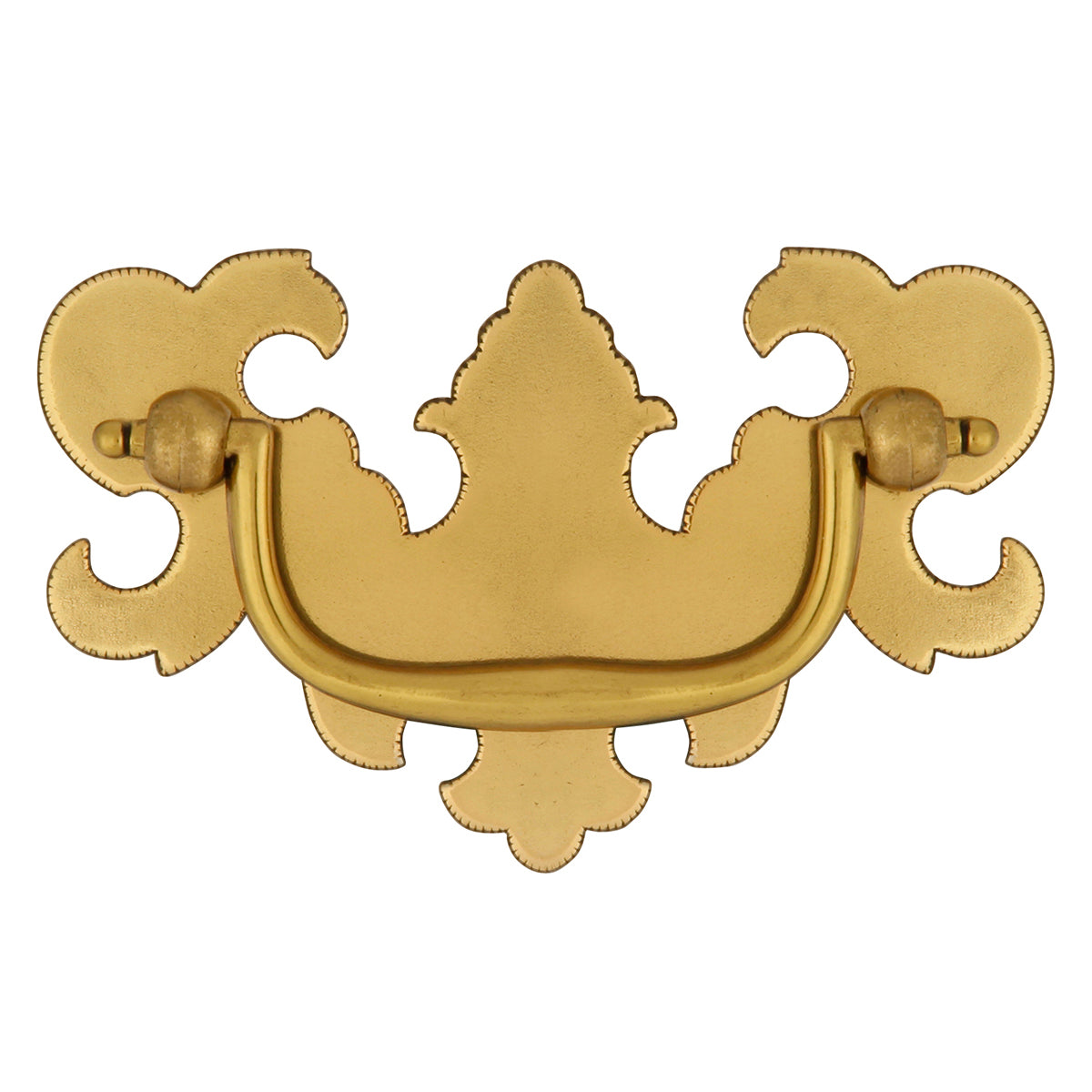 Pull With Backplate 2-1/2 Inch Center to Center in Lancaster Hand Polished - Hickory Hardware - Manor House Collection
