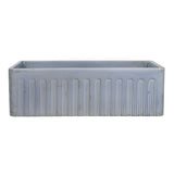 33 x 20 inch Fireclay Reversible Farmhouse Apron - Front Kitchen Sink Single Bowl - BUILDMYPLACE
