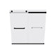 Ivanees Adjustable Semi-Frameless Dual Sliding Glass Bathtub Door with Clear Tempered Glass