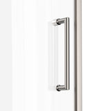 Ivanees 36 In. W X 76 In. H Framed Pivot Glass Shower Door With Soft- Closing Clear Tempered Glass