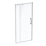 Ivanees 36 In. W X 76 In. H Framed Pivot Glass Shower Door With Soft- Closing Clear Tempered Glass
