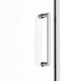 Ivanees 36 In. W X 76 In. H Framed Pivot Glass Shower Door With Soft- Closing Clear Tempered Glass