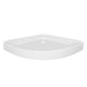 Neo Angle Round Center Drain Shower Pan - Double Tile Flanges - 36 X 36 X 5.5