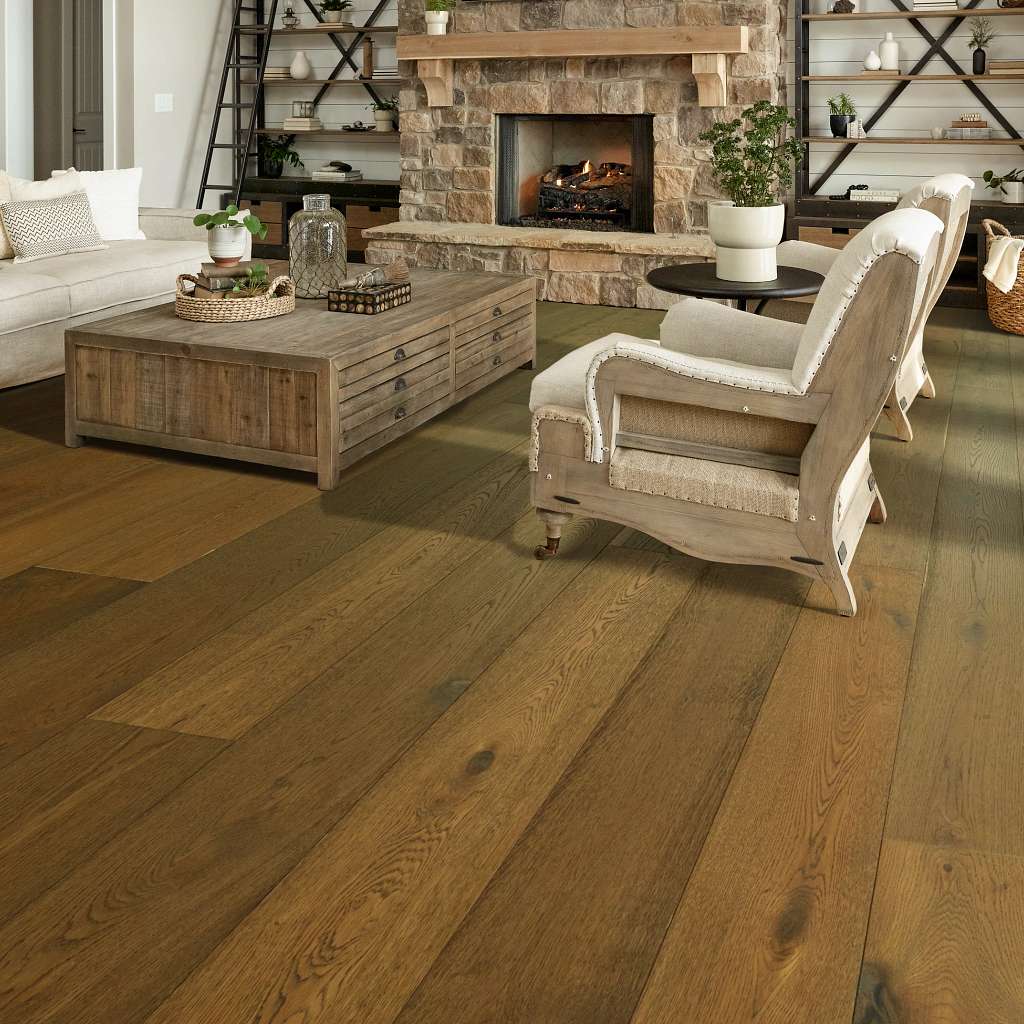 Shaw Floorte Expressions SW707-07076 Sonnet Engineered Brushed White Oak Hardwood Flooring 5/8" x 7.5" x 15mm Thickness (23.31 SF/CTN)