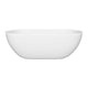 Flora 67 in. Classic Series Acrylic Freestanding Soaking Bathtub in Glossy White with Chrome-Plated Drain Cover & Pop Up-Overflow Hole