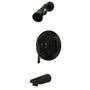Silver Sage Single Lever Handle Pressure Balance Washerless Cartridge Tub & Shower Faucet