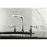 Paris Modern Widespread Bathroom Faucet, 8 Inch