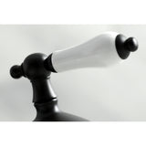 Heritage Widespread Lavatory Faucet W/ Porcelain Lever Handle