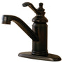 Templeton 4 In. Single Handle Single Hole Deck Mount Bathroom Sink Faucet with Push pop-up