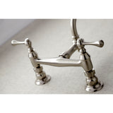 Vintage 8 Inch Center Wall Mount Bathroom Faucet
