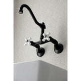 Vintage 6" Adjustable Center Wall Mount Kitchen Faucet