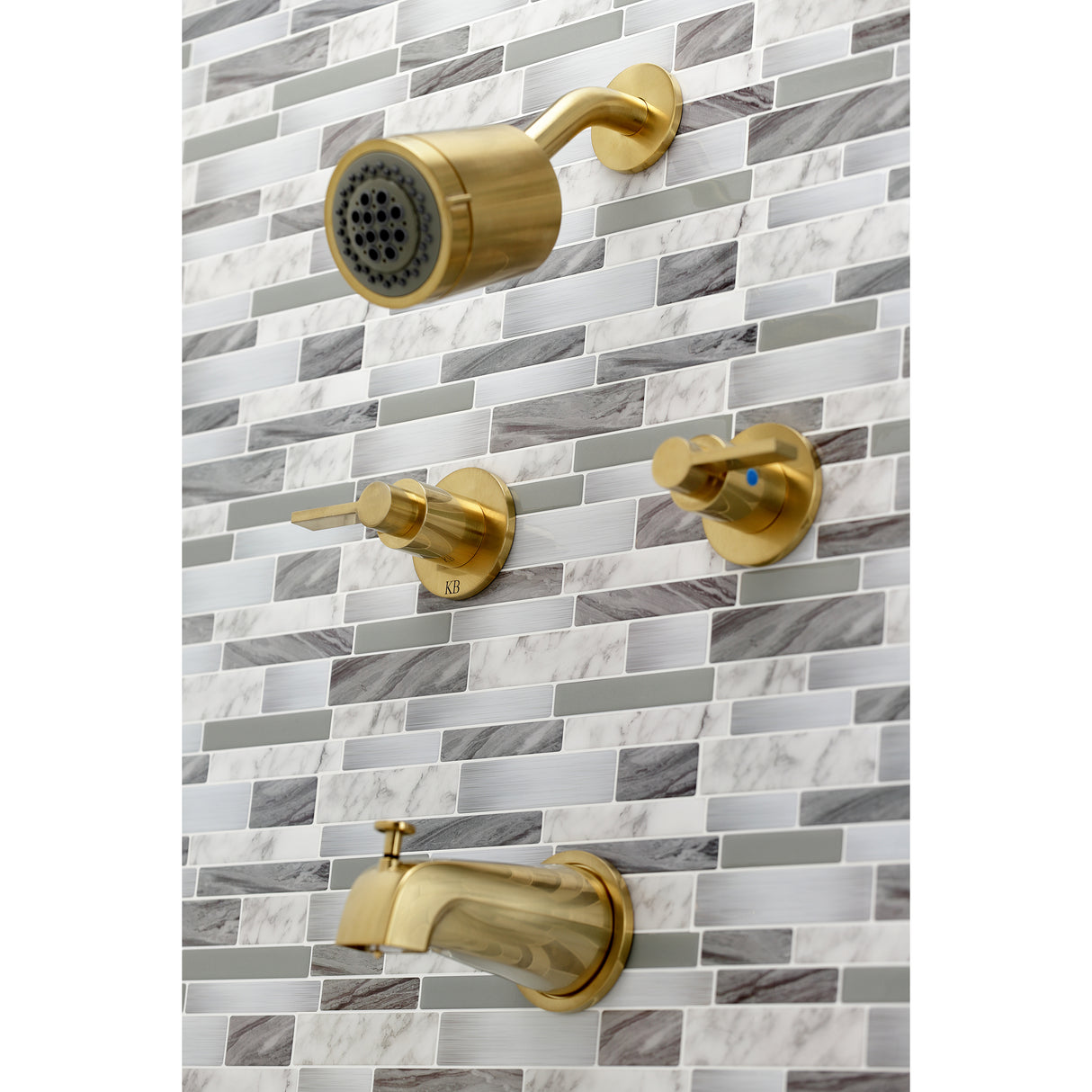 NuvoFusion Two Handle Tub And Shower Faucet