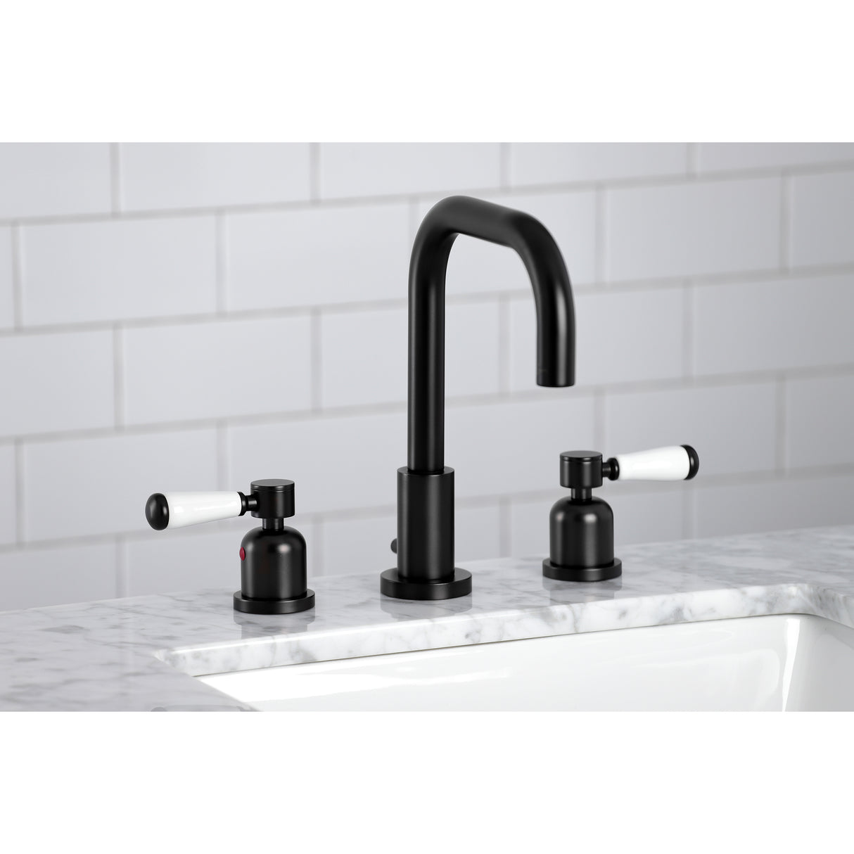 Paris Widespread Bathroom Faucet with Brass Pop-Up