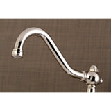 Vintage 6 Inch Adjustable Center Wall Mount Kitchen Faucet