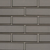 2" X 6" Champagne Bevel Brown Glass Subway Brick Mosaic Wall Tile (9.6SQ FT/CTN)