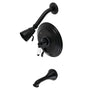 Restoration Tub & Shower Faucet With Adjustable 2.1" Showerhead