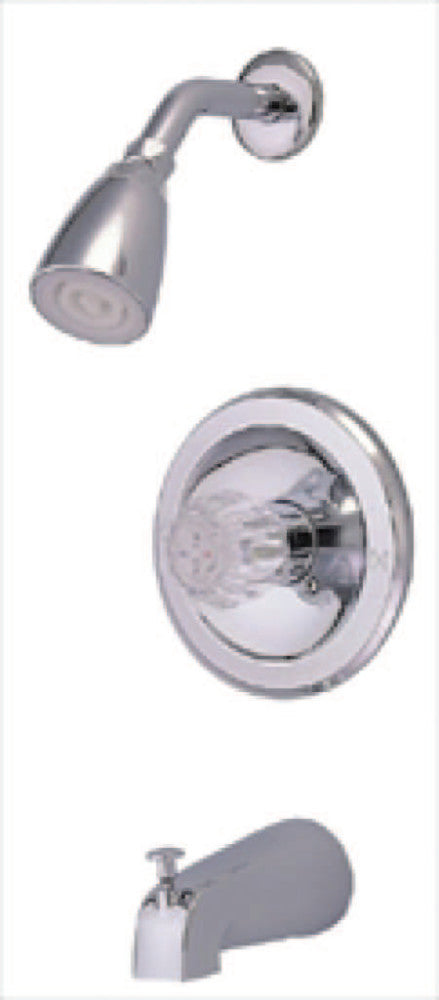 Tub and Shower Faucet With Solid Brass Construction