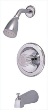 Tub and Shower Faucet With Solid Brass Construction