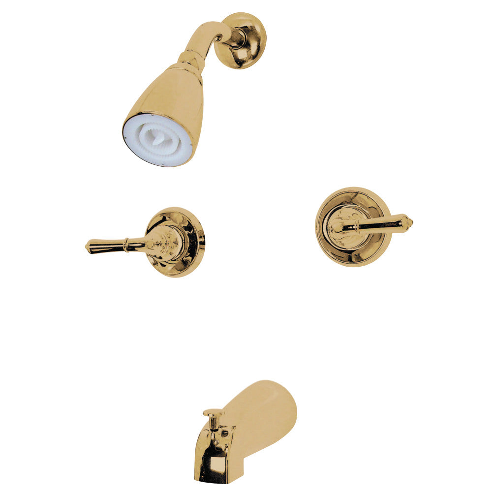 Water Saving Magellan Two Handle Tub & Shower Faucet With Water Savings Showerhead