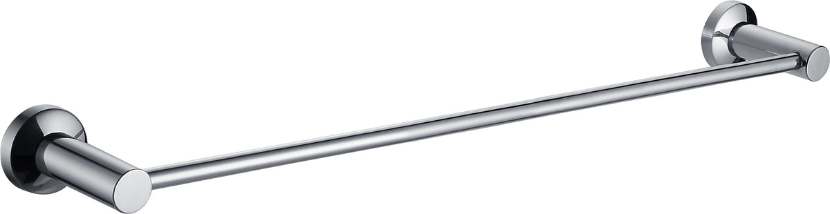 Nirvana Wall Mounted Towel Bar in Chrome