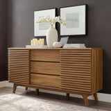 Modern Render 63" Entertainment Center Tv Stand - Storage Organizer for Living Room - BUILDMYPLACE