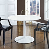 Revolve Round Wood Dining Table - Backyard All Weather Proof Dining Room Table - BUILDMYPLACE