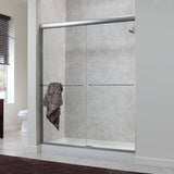Semi-Framed Sliding Bypass Glass Shower Door - Cove