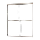 Semi-Framed Sliding Bypass Glass Shower Door - Cove