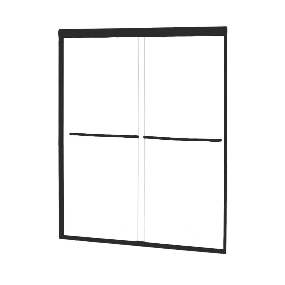 Semi-Framed Sliding Bypass Glass Shower Door - Cove