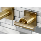 Manhattan Two-Handle Wall Mount Bathroom Faucet