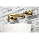 Milano Two-Handle Wall Mount Bathroom Faucet