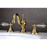 Wilshire 8 In. Two-handle 3-Hole Deck Mount Widespread Bathroom Sink Sink Faucet with Drain