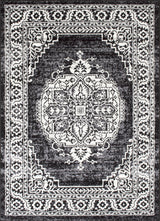 Ibiza-180 Area Rugs Black 8-X-10