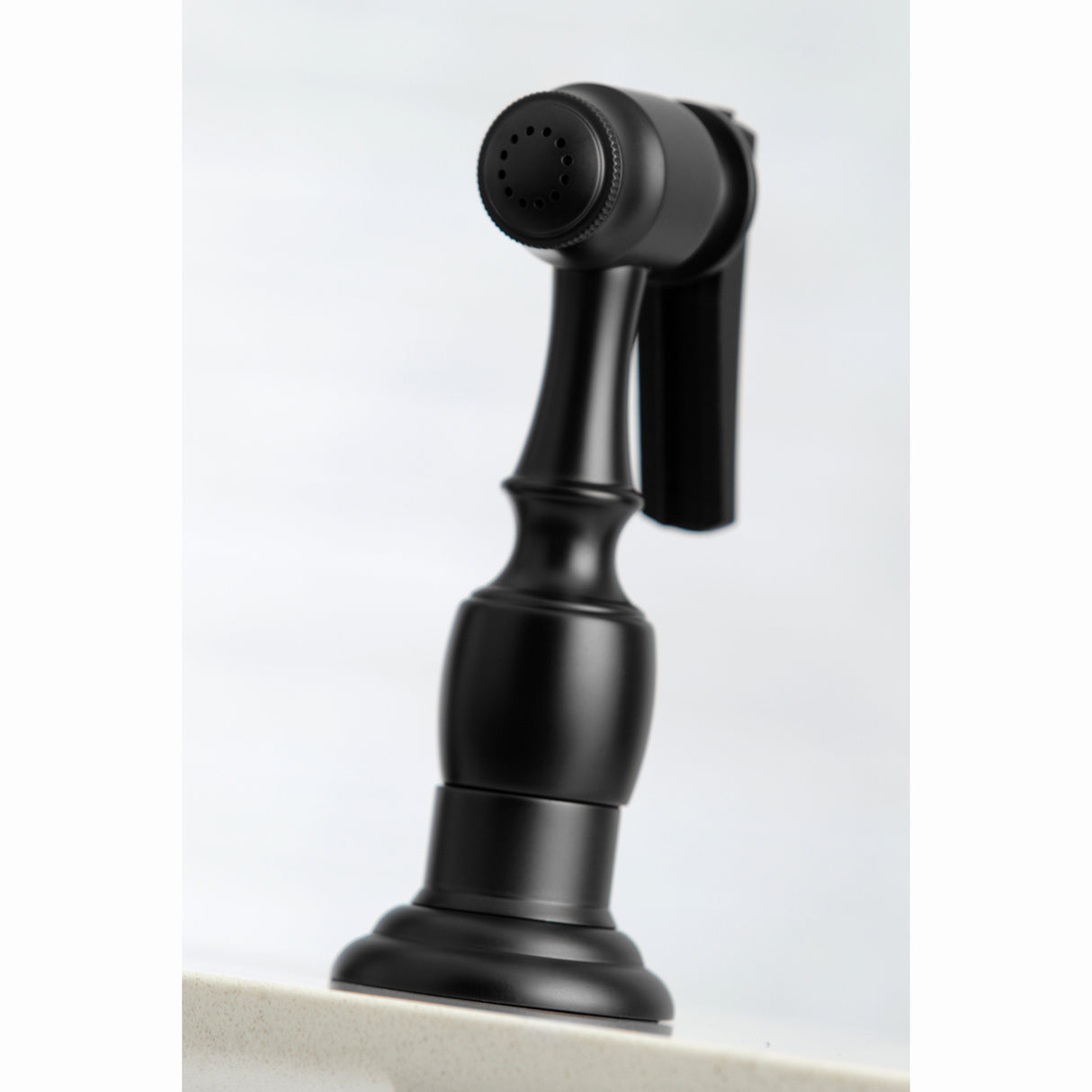 Restoration 8" Bridge Kitchen Faucet With Sprayer, 1.8 GPM Flow Rate