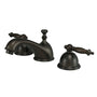 Templeton 1.2 GPM Widespread Bathroom Faucet With Pop Up Drain Assembly And Metal Handles