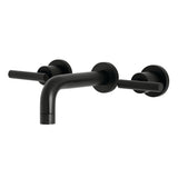 Manhattan 2-Handle 8 inch Wall Mount Bathroom Faucet