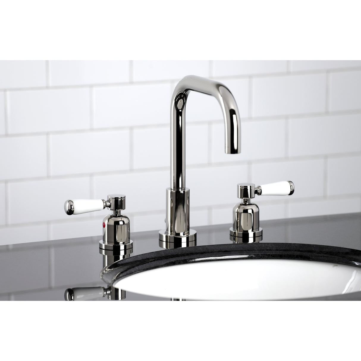 Paris Widespread Bathroom Faucet with Brass Pop-Up
