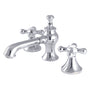 Vintage 8 In. Two-handle 3-Hole Deck Mount Widespread Bathroom Sink Faucet