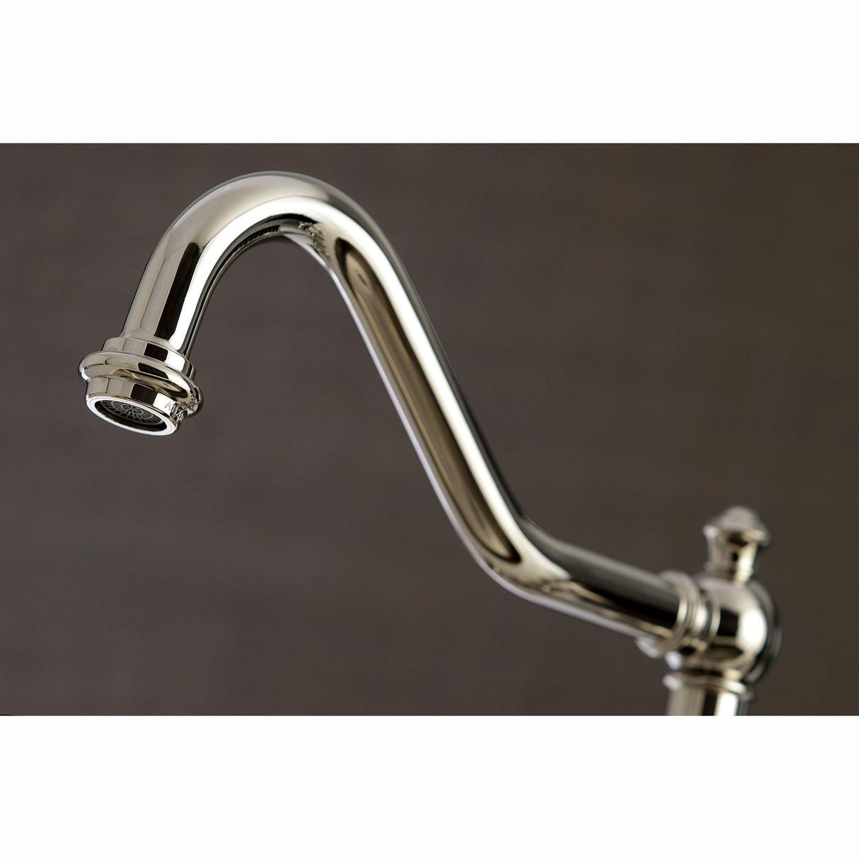 Restoration 8" Bridge Kitchen Faucet With Sprayer, 1.8 GPM Flow Rate