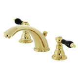 Widespread Bathroom Faucet with Plastic Pop-Up