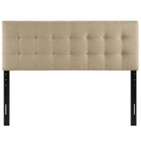Modern Emily Tufted Performance Headboard - Farmhouse Style Bed Headboard - BUILDMYPLACE