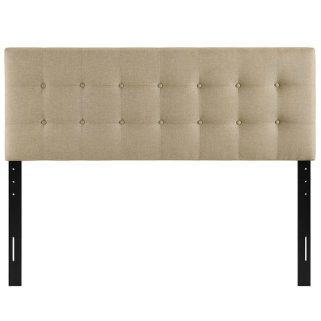 Modern Emily Tufted Performance Headboard - Farmhouse Style Bed Headboard - BUILDMYPLACE