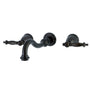 Templeton Two-handle 3-Hole Wall Mount Bathroom Sink Faucet