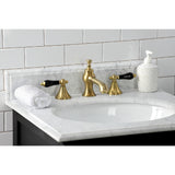 Widespread Traditional Bathroom Faucet with Brass Pop-Up